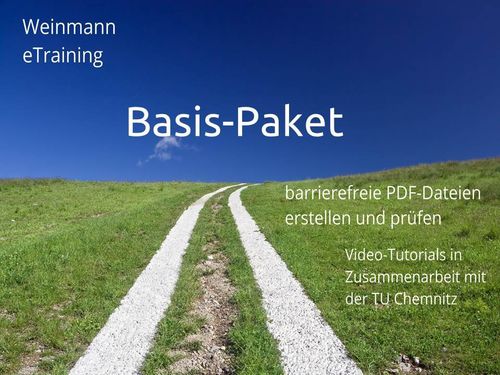 Basis-Paket: Barrierefreie PDF-Dateien Grundlagen